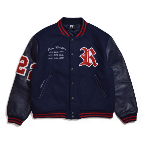 楽天市場】REVENGEBLACK ROTTWEILER VARSITY JACKETリベンジ ロット