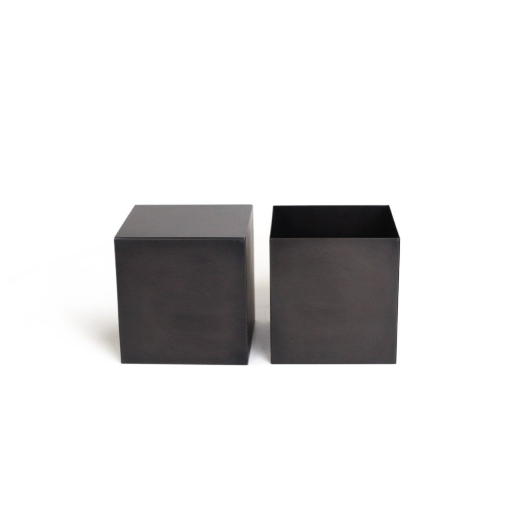 BYOKA ビョーカ H0602 KAKU Black マルチボックス ブラック インテリア BOX 小物入れ 蓋付きボックス 雑貨 家具 黒
