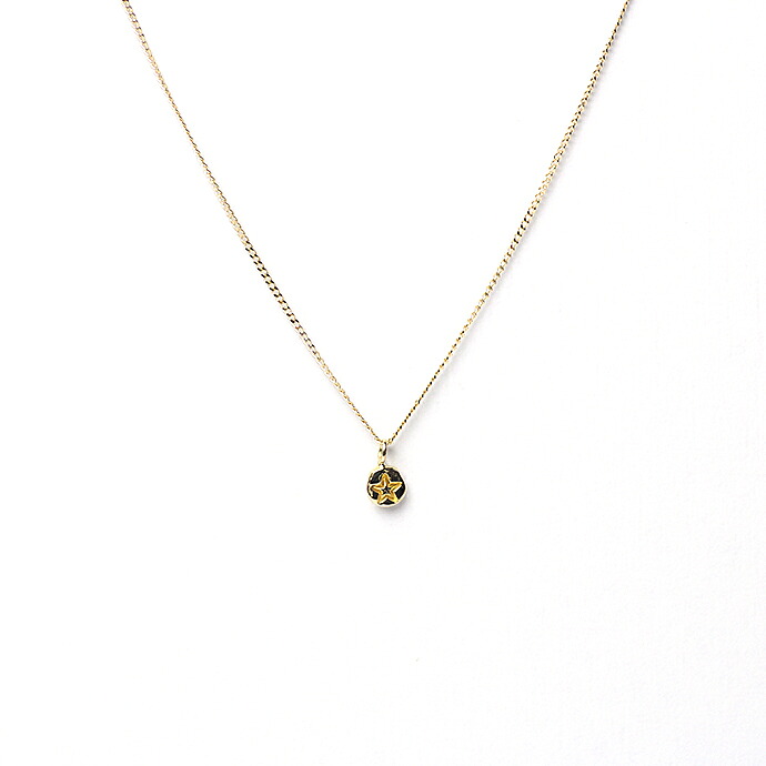 イロンデール エペパン hirondelle et pepin ネックレス k18 hn-475 スタースタンプ ネックレス レディース ギフト アクセサリー ジュエリー 20代 30代 40代 50代 プレゼント