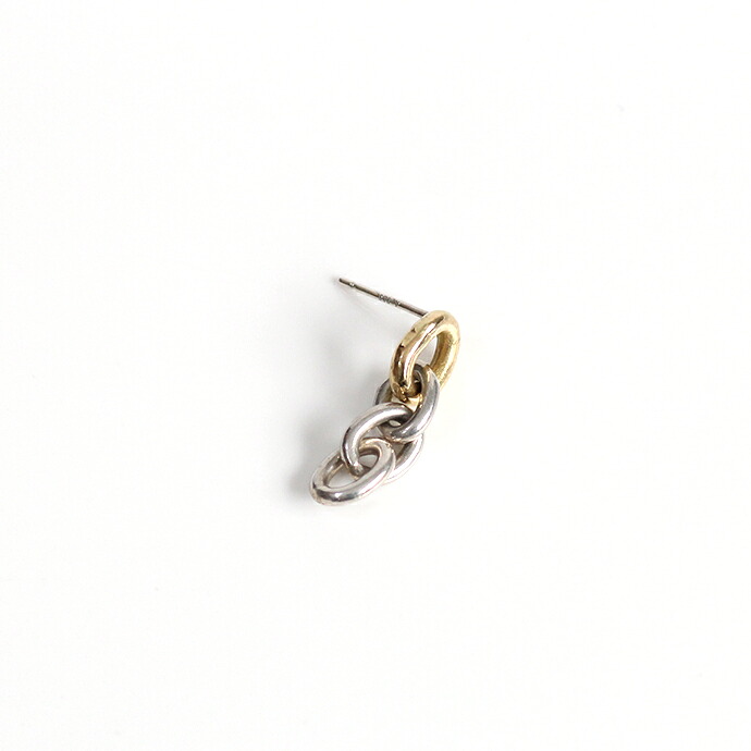 イロンデール エペパン hirondelle et pepin ピアス k18 silver sp-12-17w チェーンピアス1 ショート (片耳タイプ) レディース ギフト アクセサリー ジュエリー18金 ミニマル ピアス卒業式 入学式 大人 可愛い シンプル｜ジュエリー／ファッション　EHS