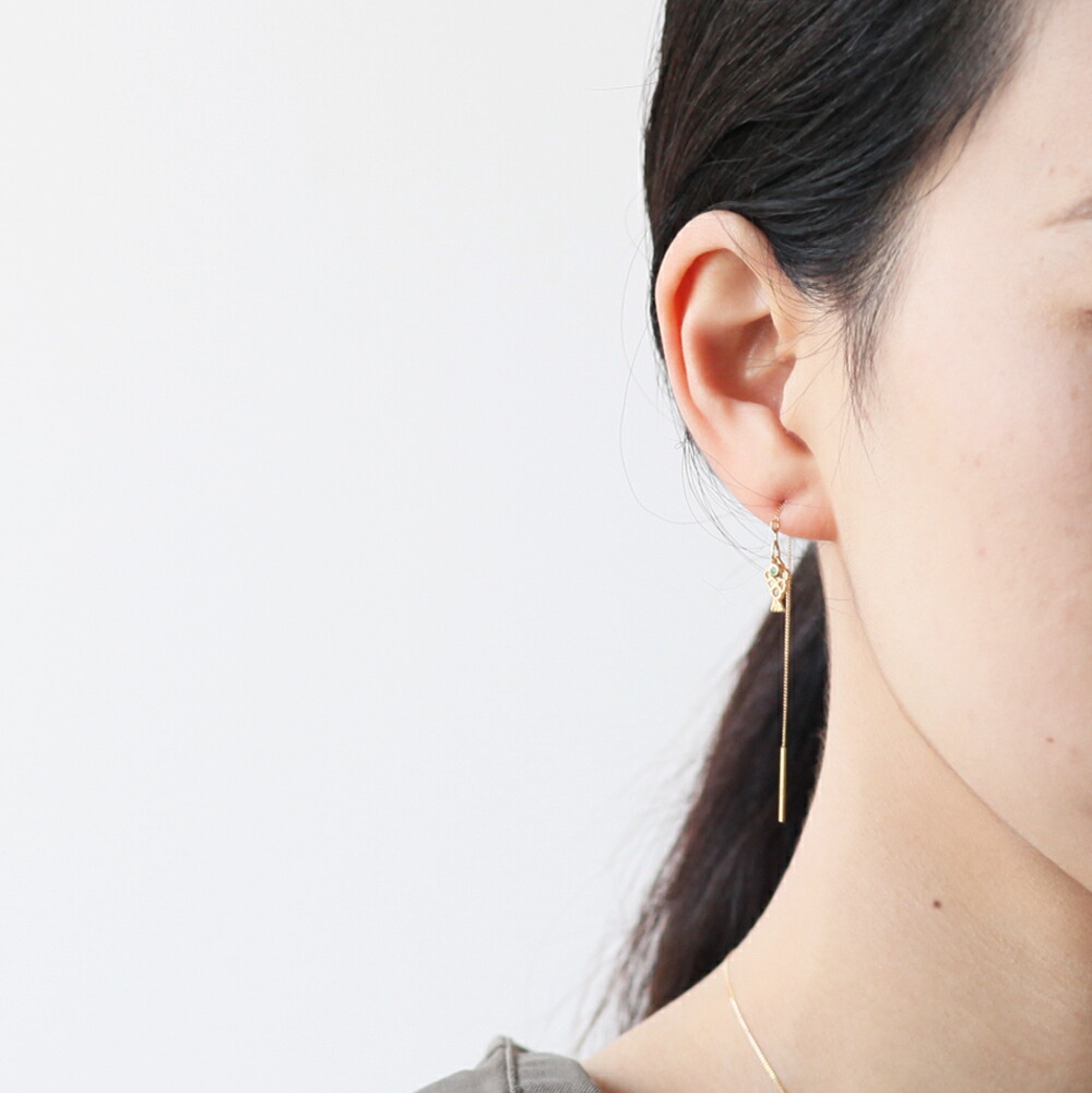 楽天市場】k18 ピアス イロンデール エペパン hirondelle et pepin hp