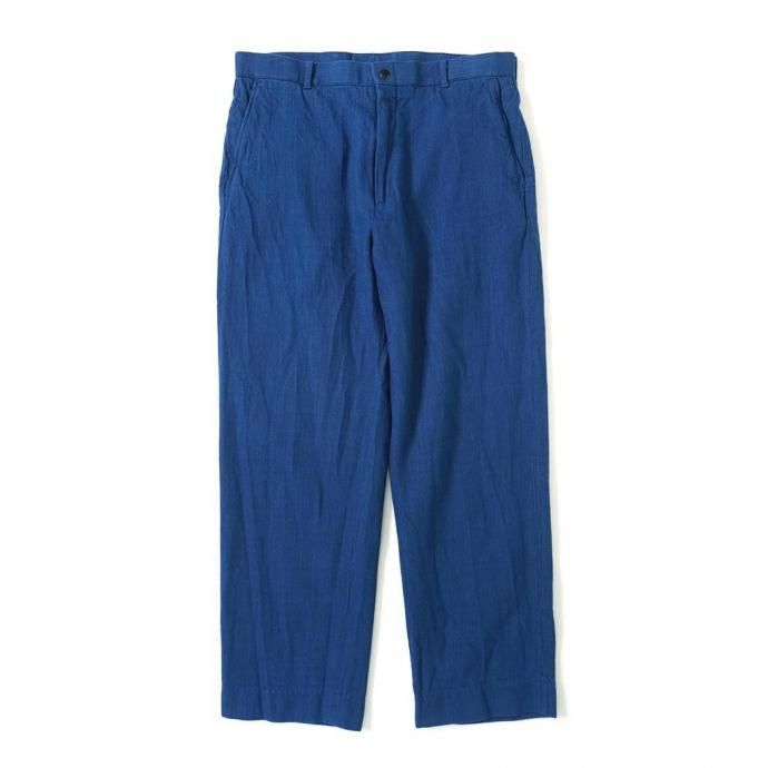 Hexico / BUCKLE BACK INDIGO FLANNEL SLACKS - 30s CINCH BUCKLE IRON 70s-80s TALON 42 BRASS バックルバック インディゴフランネル スラックス