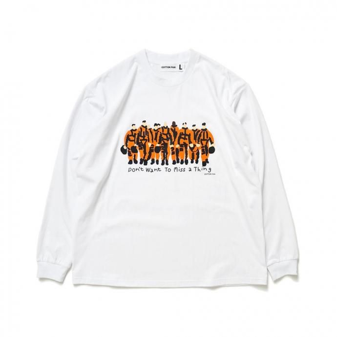 COTTON PAN / スタンパーオイル 長袖Tシャツ - WHITE ホワイト 9,075円