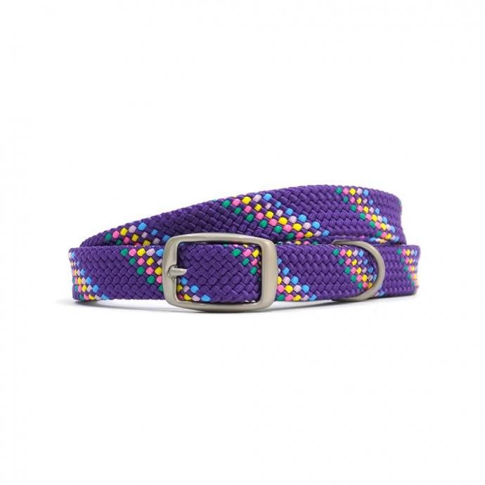 MENDOTA PET / DOUBLE BRAID BELT - Purple Confetti メッシュベルト パープルコンフェッティ メンドータペットアメリカ製 Made in USA