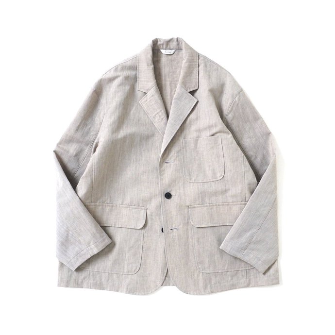 kontor コントール / 3B UNSTRUCTURED JACKET - TAUPE 3ボタンジャケット トープ KON-JK02241 2024年春夏 サイズ2 37,895円