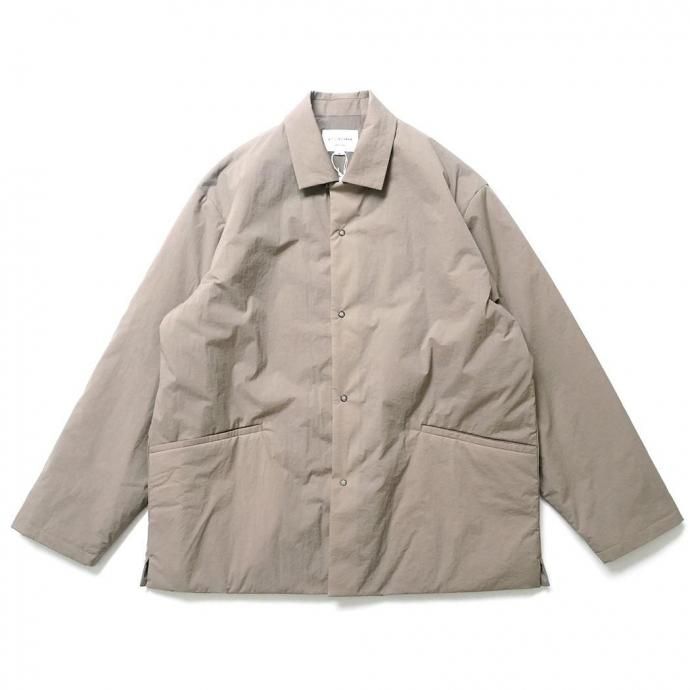 STILL BY HAND スティルバイハンド / BL01254 - GREIGE シンサレートパデッド シャツブルゾン グレージュ 中綿 シンサレート