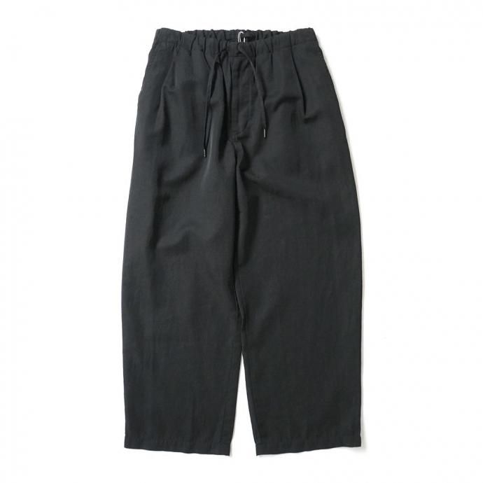 STILL BY HAND スティルバイハンド / PT08261 - BLACK ピグメントプリント イージーパンツ Pigment print easy pants