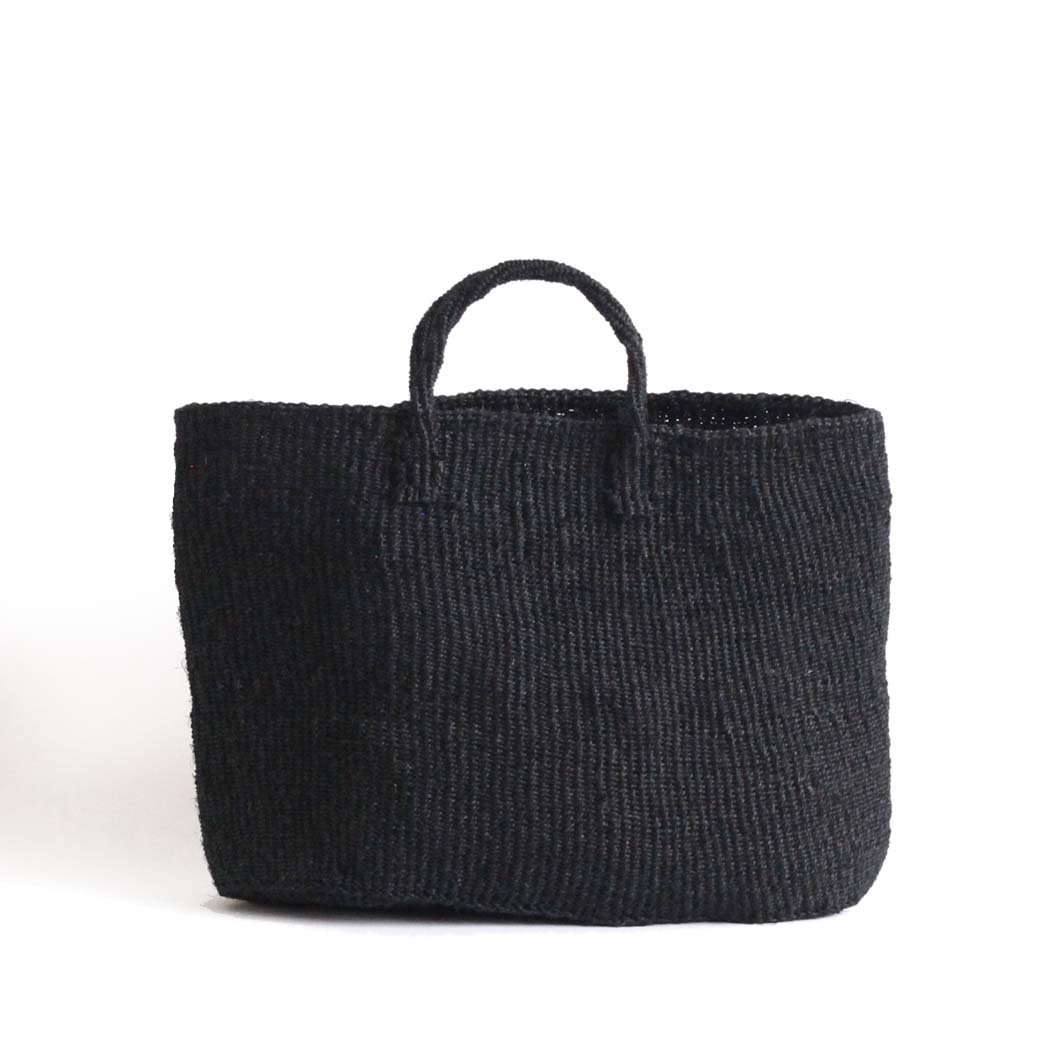 極美品　正規品　エバゴス　カゴバッグ　ハンドバッグ　トートバッグ　ブラック　麻布 ebagos エバゴス ブライドル トート型かごバッグ