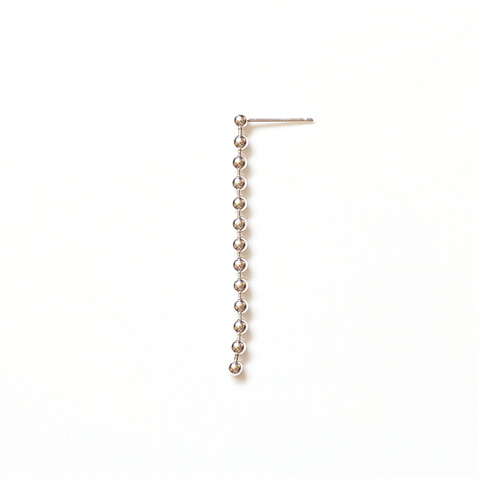 su(スウ) / dtea0101sv DOT シルバーボールチェーンピアス S (片耳タイプ) レディース ギフト アクセサリー ジュエリー 20代 30代 40代 50代 60代 プチギフト お祝い 買いまわり プレゼント|ジュエリー/ファッション EHS