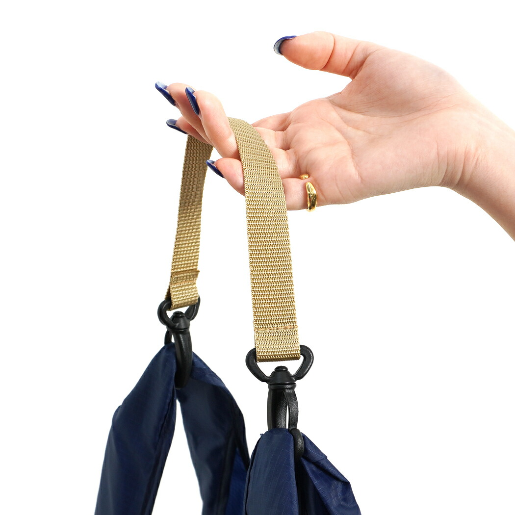 【楽天市場】\ 1000円ポッキリ 送料無料 ／エコバッグホルダー 全12色 新色追加 レジ袋 持ち手に繋ぐ ストラップ ショルダー バッグ