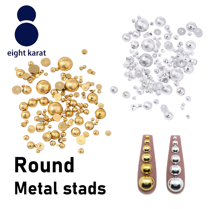 丸スタッズ ▶︎丸スタッズ/ゴールド/3サイズセット アソートセット