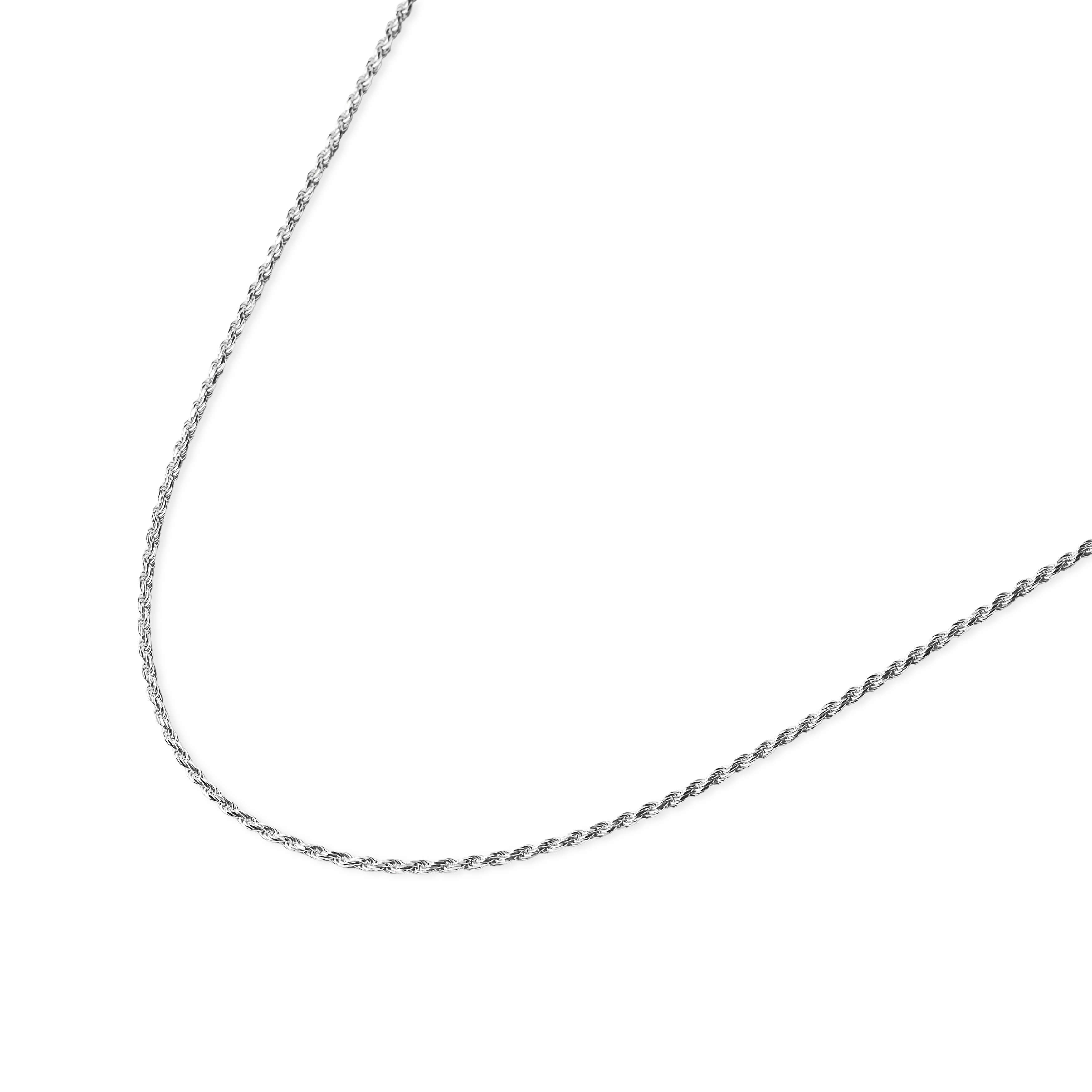 シルバー925 ロープチェーンネックレス 50cm 幅約1.8mm|EIGHTSTAGE