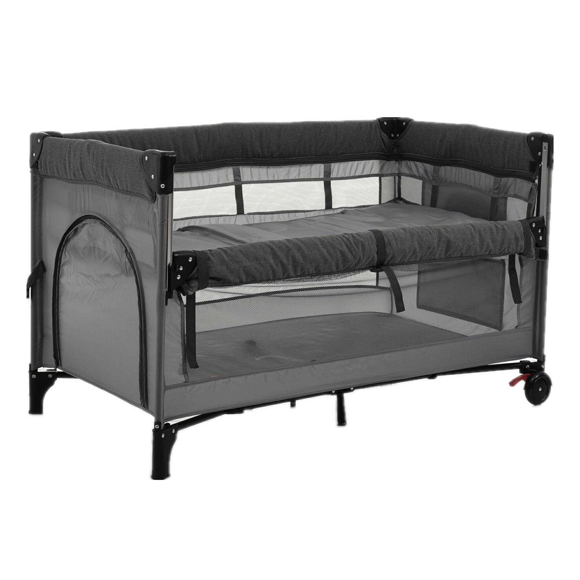 楽天市場】ベビーベッド ベビーサークル 折りたたみ 添い寝ベッド