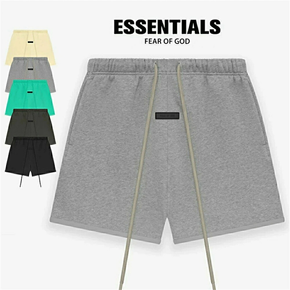 【新店舗オープンで期間限定15%割引】ESSENTIALS エッセンシャルズ ショートパンツ ズボン ゆったり メンズ レディース ファッシュ 柔らかい ワードローブ 薄手 通気性 快適 4COLORS