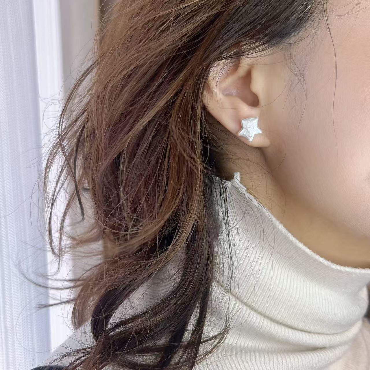 ルボンボン　星型パールピアス SETUP7｜les bon bon/wink pierce ウィンクピアス イエロー