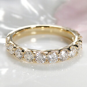 ジュエリー ゴージャス 1 5ct 一粒 ダイア 品質保証書付 セレブ K18 ダイヤモンド K18pg 刻印無料 おすすめ ギフト World 豪華 K18yg ダイヤエタニティ 代引手数料無料 Siクラス １ ５カラット ハーフエタニティ Eimys 1 5カラット 輝きのの綺麗な