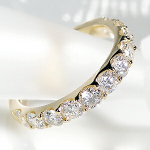 ジュエリー ゴージャス 1 5ct 一粒 ダイア 品質保証書付 セレブ K18 ダイヤモンド K18pg 刻印無料 おすすめ ギフト World 豪華 K18yg ダイヤエタニティ 代引手数料無料 Siクラス １ ５カラット ハーフエタニティ Eimys 1 5カラット 輝きのの綺麗な