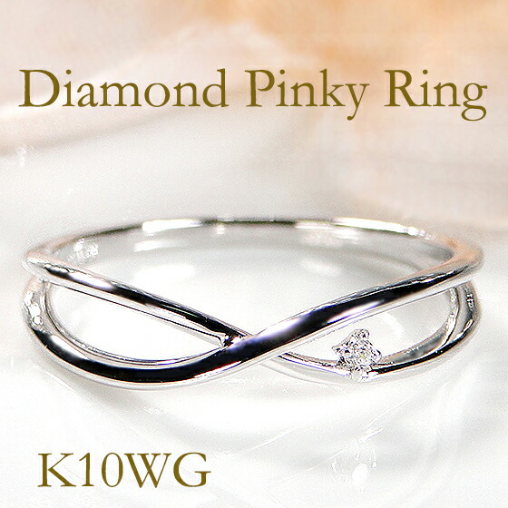 楽天市場】K10YG スクエアモチーフ ダイヤモンド リング/【送料無料