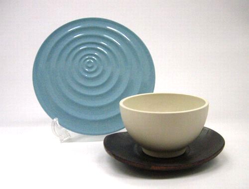 ウェッジウッド  エスリアル101  青緑色 お湯呑 ・茶托・御菓子皿  仕掛ける【連合王国製】