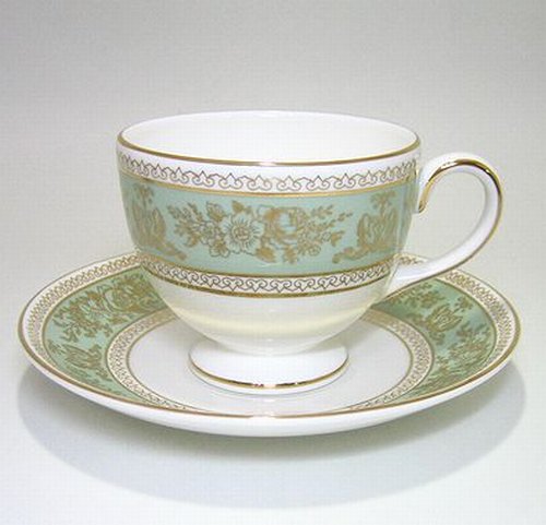 楽天市場】ウェッジウッド コロンビア セージ グリーン ティーカップ