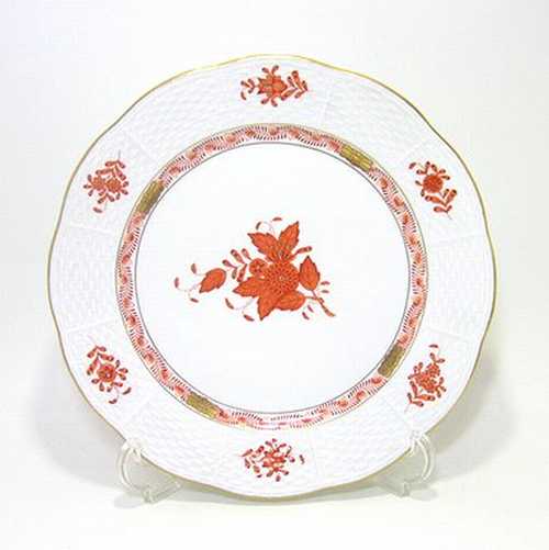 ヘレンド・アポニーオレンジ AOG 22cmプレート 521｜輸入洋食器店アイン　店