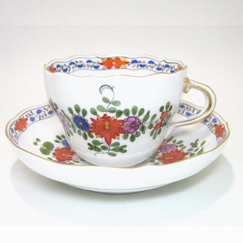 楽天市場】マイセン Meissen インドの華 多彩色 カップ＆ソーサー 一級