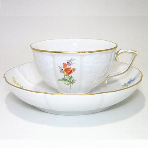 楽天市場】マイセン (Meissen) アンティーク 花模様 ハイハンドル