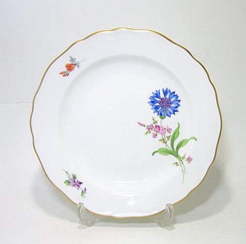 マイセン・お花・050110 18糎一皿・00501 (No.5) 食器・カトラリー・グラス-キッチン用品・食器・調理器具