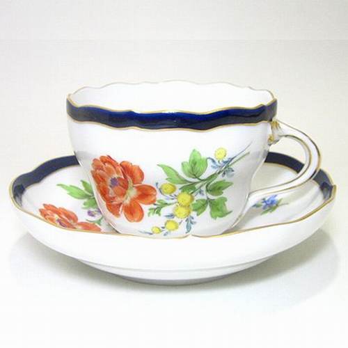 未使用 マイセン(Meissen)アルペンフローラ616101 22cmプレート 【公式