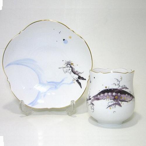 楽天市場】マイセン シノワズリ緑龍・333310】 兼用 ティーカップ