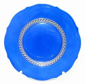 高知インター店 リチャードジノリ アマデウスの唄 ブルー 26cmプレート 楽天ランキング1位 Www Bluewaterhomecare Com