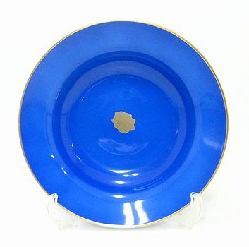 楽天市場】リチャードジノリ・アマデウスの唄 ブルー 26cmプレート