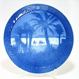 1954年 「アマリエンボー宮殿」 イヤープレート ロイヤルコペンハーゲン 北欧 1954年 「アマリエンボー宮殿」 イヤープレート ロイヤル