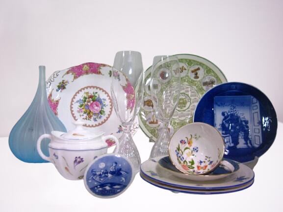 楽天市場】ウェッジウッド・英国製 クラリスクリフ 橋の畔の家 マイ