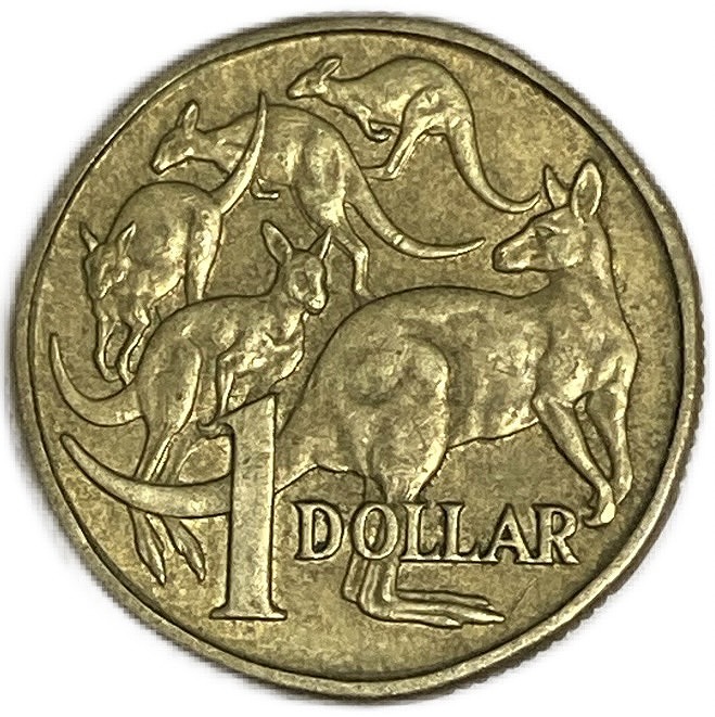 オーストラリア 1ドル 年代ランダム VF 硬貨 エリザベス女王