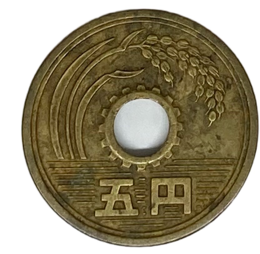 5文銅貨　大朝鮮開国497年　五文　希少 菊5銭白銅貨 大日本 明治22年 古銭 近代銭 お金 小銭 レア 希少