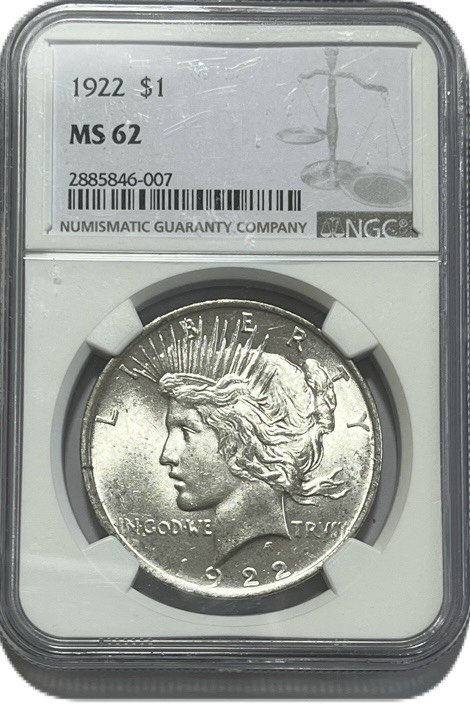楽天市場】NGC MS62 モルガンダラー モルガン1ドル銀貨 1921年