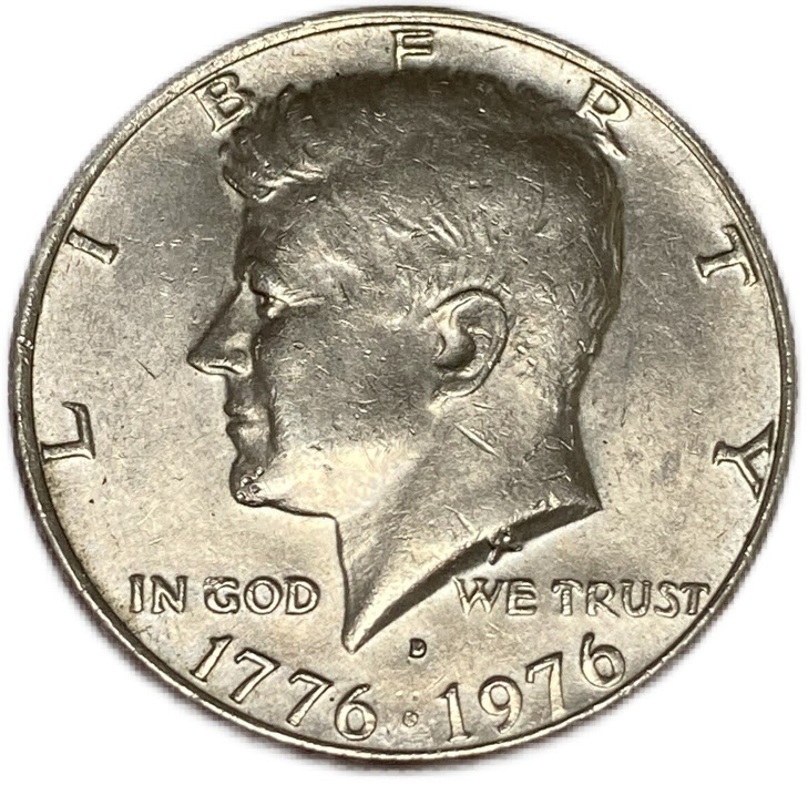 楽天市場】アメリカ銀貨 ケネディ 50セント 1776〜1976年 ハーフダラー UNC アンティークコイン 外国 硬貨 コイン : アインス コインズ