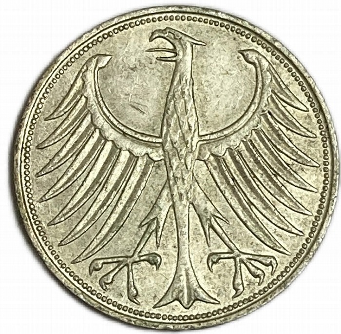 楽天市場】ドイツ銀貨 10マルク 1972年 Germany Federal Republic 10