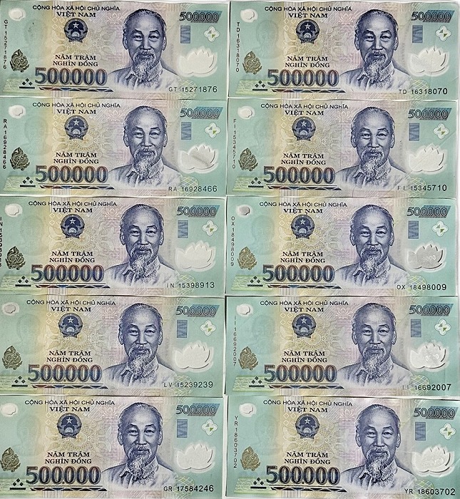 楽天市場】【鑑定書付き】ベトナム 500,000 ドン 【未使用】 ピン札 