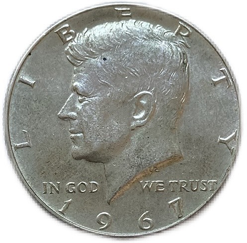 【楽天市場】アメリカ銀貨 ケネディ 50セント 1964年 ハーフダラー 