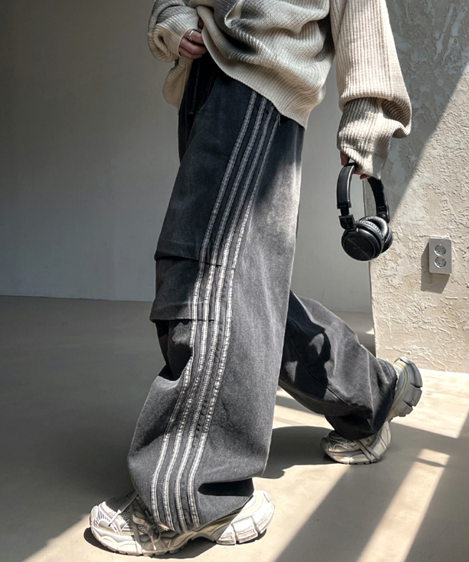 【2plan】Damian one-tuck raw denim pants 2plan】Damian one-tuck raw denim pants (2plan/デニム
