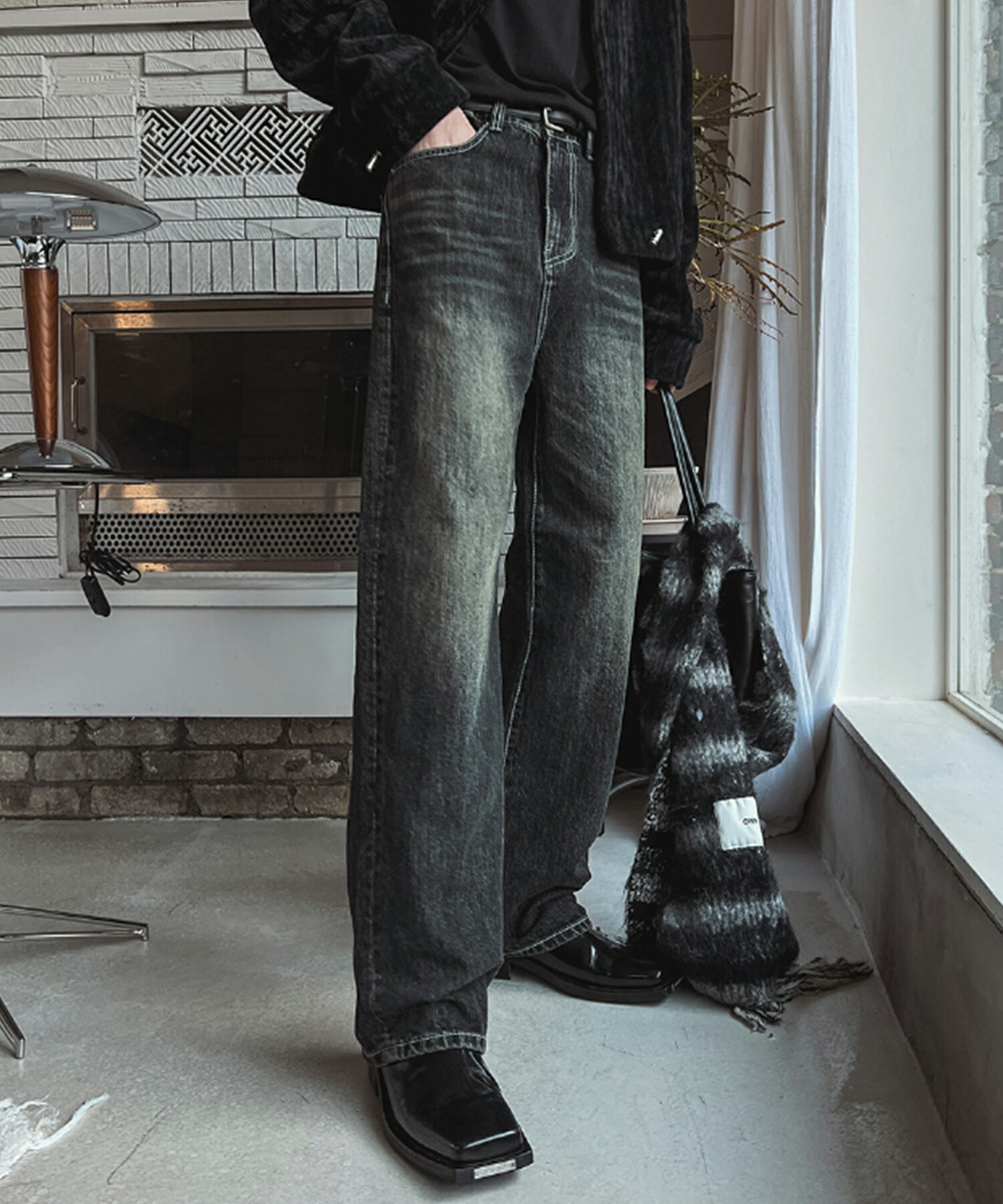 【送料無料】ツープラン【2plan】Bent brush wide denim / ベントブラッシュワイドデニム【公式ショップ】