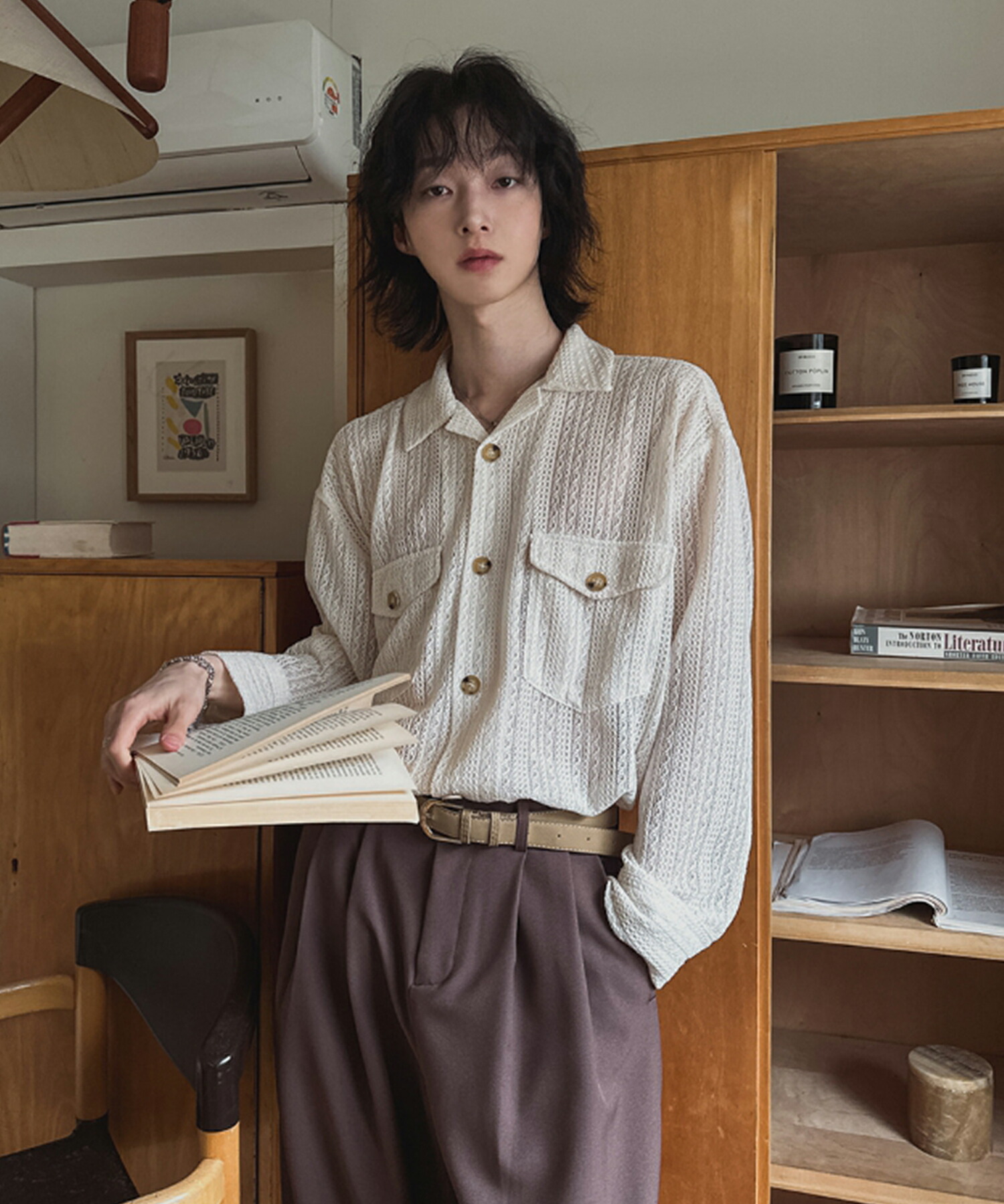 【送料無料】ツープラン【2plan】Orz Crochet Over Shirt / オーズクロシェオーバーシャツ【公式ショップ】