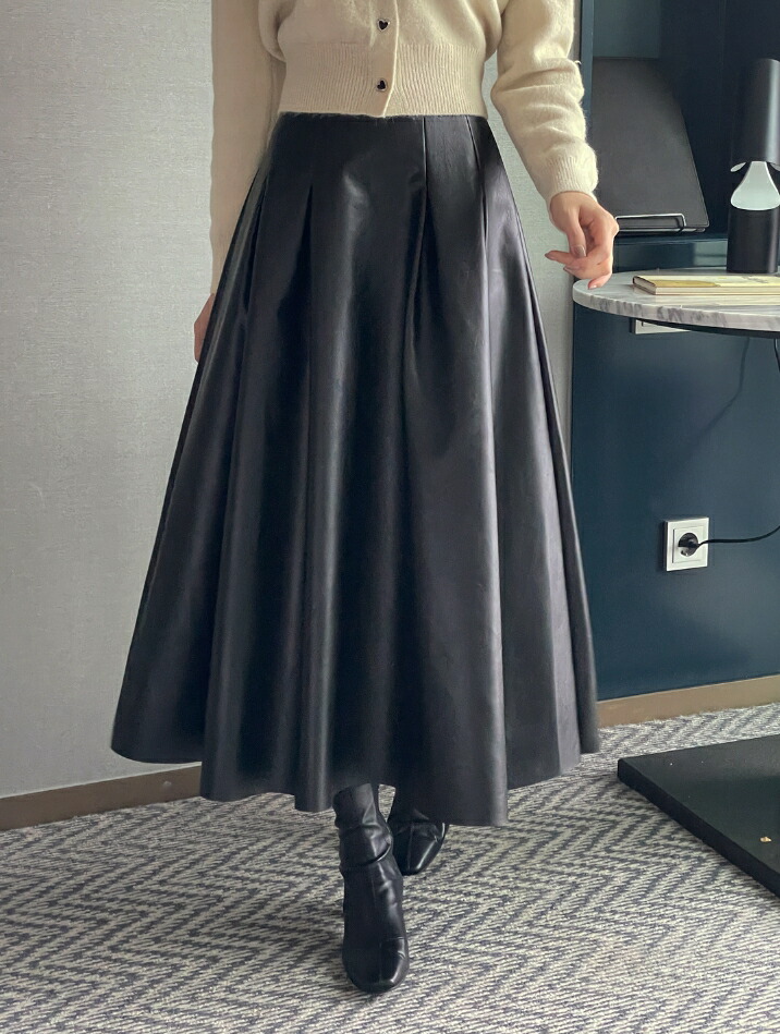【I AM MARI】Beton Mermaid Banding Long Skirt DIAGRAM GRACE CONTINENTAL Shirring Mermaid Skirt Long 36