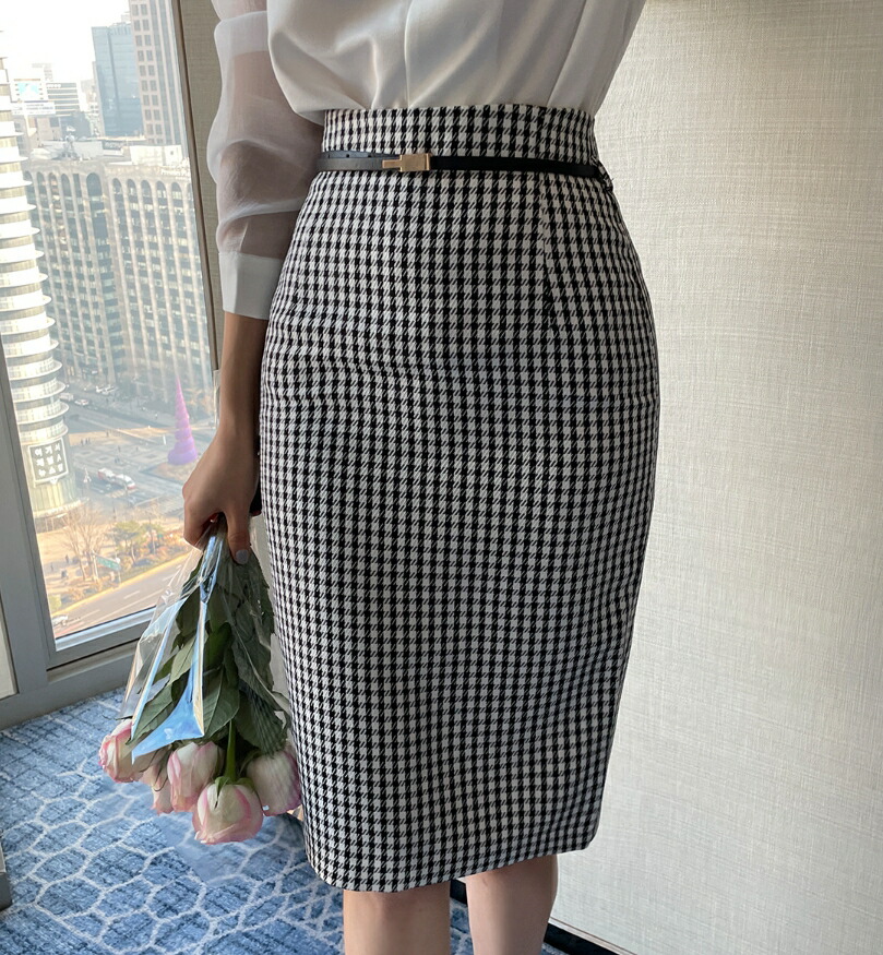 【I AM MARI】Crople Rustle H-Line Slit Skirt I AM MARI】Crople Rustle H-Line Slit Skirt