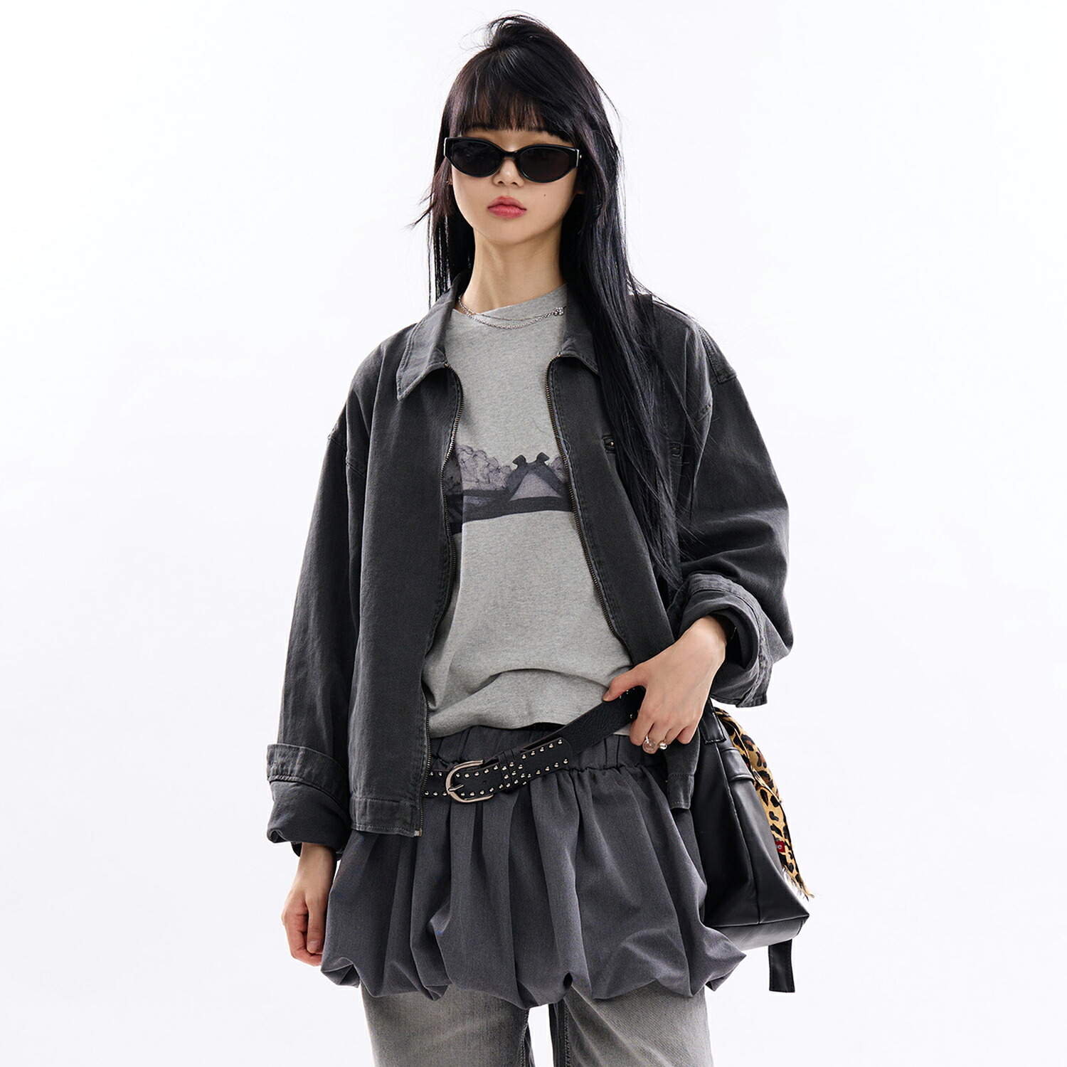 【送料無料】ラウコハウス【Raucohouse】Scaddan pigment zip-up work jacket / スカダンピグメントジップアップワークジャケット 男女兼用【公式ショップ】