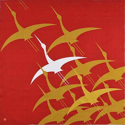 大風呂敷 「祝い鶴」 7,150円