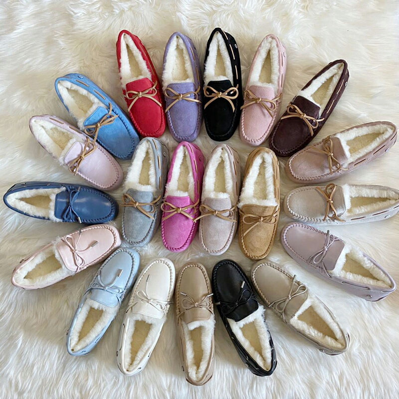 楽天市場】【OZLANA】本革 豚革 ローファー アグ モカシン 商品番号