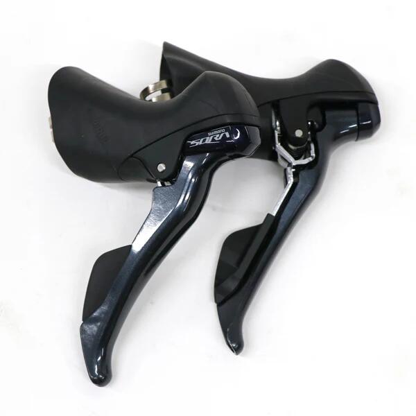 SHIMANO シマノ SORA ST-R3000 9速 STI生き肝 デュアル取り締まる生き肝 中古 切り上げる車外し NEW SUPER SLR相応う